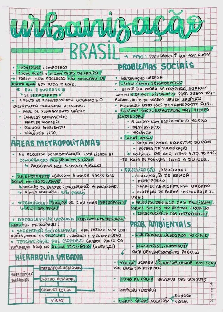 Mapa Mental de Genital Feminino